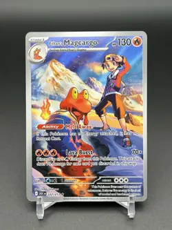 Pokemon TCG Ethan's Magcargo 222/217 Ascended Heroes Illustration Rare Full Art - Image 1