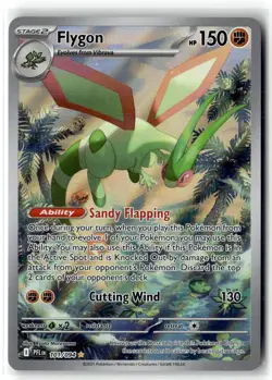 Flygon 101/094 Illustration Rare Phantasmal Flames Pokemon NM b3 - Image 1