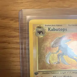 Pokemon TCG Kabutops Holo Rare 1st Edition Fossil and 1st edition Kabuto - Image 4