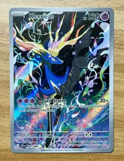 Pokemon Xerneas 091/086 Chaos Rising Full Art Illustration Rare Holo - NM/Mint - Image 1