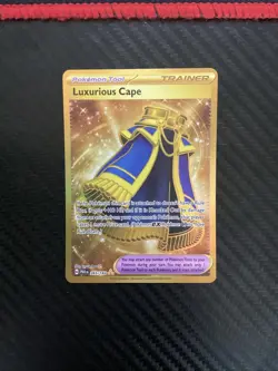 Luxurious Cape 265/182 Sv04: Paradox Rift Holo Hyper Rare Pokemon TCG NM - Image 1