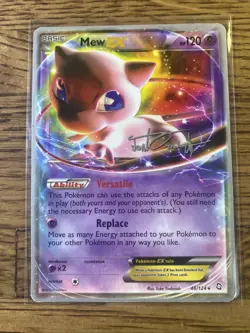 Pokemon 2014 Mew EX 46/124 Trent Orndorff "Signed" World Championship - Image 1