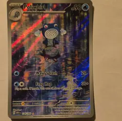 Pokemon Poliwhirl 176/165 Illustration Rare Holo Full Art English Sv151 90HP Ge… - Image 1