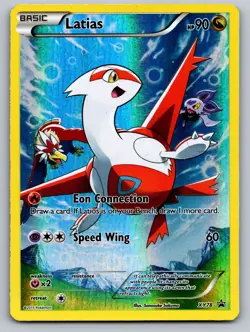Latias (Full Art Promo) XY78 Holo Promo XY Promo Pokemon Heavily Played - Image 1