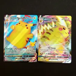 Surfing Pikachu VMAX Lot - Celebrations 009/025 & Promo SWSH286 - Pokemon TCG - Image 1
