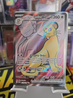 Team Rocket's Persian ex Full Art - #219/182 - Pokemon SV: Destined Rivals - Image 1