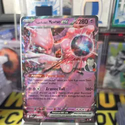 Team Rocket's Mewtwo ex Destined Rivals Pokemon TCG 081/182 S&V🤩 Fresh Opened - Image 1