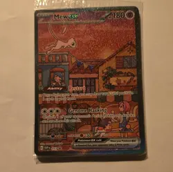 Pokemon Mew ex SVP 053 Promo Holo English Scarlet & Violet SEALED - Image 1