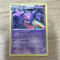 Pokemon Gengar 60/162 Breakthrough Reverse Holo Holo Rare Stage 2 130 HP English - Image 1