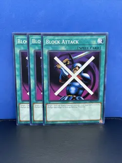 3X Block Attack MRD-EN133 - Yugioh 25th Anniversary Metal Raiders - NM+ - Image 1