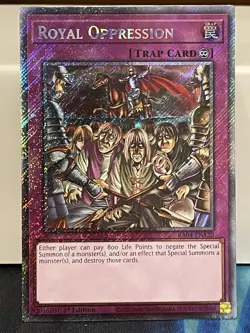 Royal Oppression - RA04-EN120 - Platinum Secret Rare - 1st Edition - VLP - Image 1