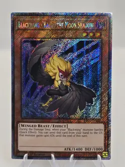 1x Yu-Gi-Oh! Blackwing - Kalut The Moon Shadow - RA03-EN217 - Platinum -1stEd-NM - Image 1