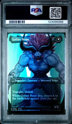 2025 MAGIC: THE GATHERING FINAL FANTASY GALIAN BEAST/VINCENT VALENTINE PSA 10 - Image 2