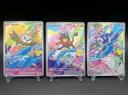 Pokemon TCG 2026 Gen 7 Rowlet Litten Popplio Lot First Partner - Image 1