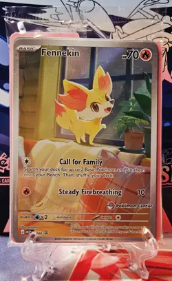 Fennekin #80 Chaos Rising Pokemon Center ETB stamped promo (SEALED) - Image 1