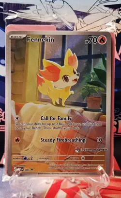 Fennekin #80 Chaos Rising Pokemon Center ETB stamped promo (SEALED) - Image 2