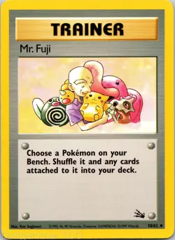 Mr. Fuji 58/62 Uncommon Fossil Pokemon NM - Image 1