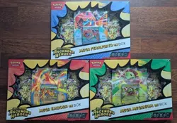 Pokemon Mega Evolution Ascended Heroes EX Box Lot 3 Meganium Emboar Feraligatr - Image 1