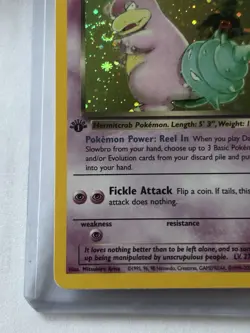 Pokemon TCG First Edition Dark Slowbro 12/82 LP holo Nice lil Swirly - Image 5