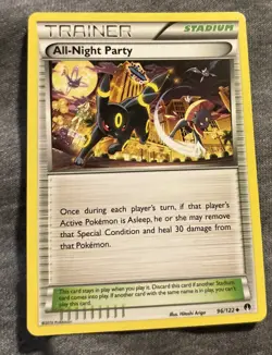 POKEMON ALL-NIGHT PARTY 96/122 BREAKPOINT LP UMBREON - Image 1