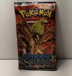 (4) Pokemon XY Steam Siege Booster Packs - Full Art Set - New Sealed - Image 5
