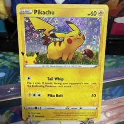 Pokemon Pikachu - (General Mills) SWSH039 Sword And Shield Black Star Promo - Image 1