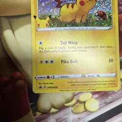 Pokemon Pikachu - (General Mills) SWSH039 Sword And Shield Black Star Promo - Image 5