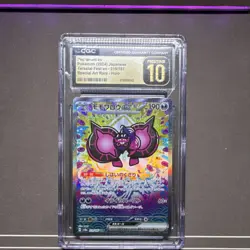 CGC Pristine 10 Pecharunt ex 219/187 Sv8a Terastal Fest ex SAR Holo JP - Image 1