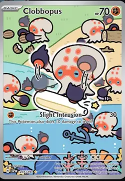 Pokemon Clobbopus 207/191 SV08 Surging Sparks Illustration Rare Holo Basic 2024 - Image 1