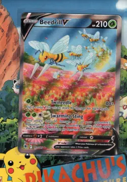 Pokemon TCG Beedrill V Alt Art 161/189 Astral Radiance Holo NM - Image 1