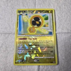 Pokemon TCG 2009 Fan Rotom RT1/6 Rising Rivals Reverse Holo - Image 2