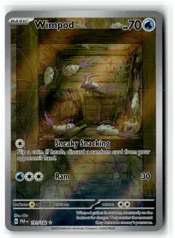 Wimpod 191/182 Illustration Rare Paradox Rift Pokemon NM b3 - Image 1