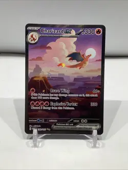 Pokemon TCG Charizard EX 199/165 Special Illustration Rare SV 151 NM - Image 1