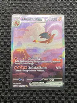 Pokemon TCG Charizard EX 199/165 Special Illustration Rare SV 151 NM - Image 3
