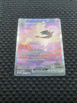 Pokemon TCG Charizard EX 199/165 Special Illustration Rare SV 151 NM - Image 4