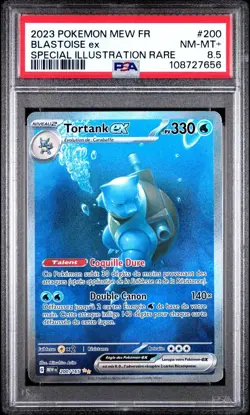 PSA 8.5 Tortank ex 200/165 - Pokemon EV3.5 : 151 - FR - Image 1
