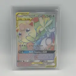 Pokemon Mega Lopunny & Jigglypuff GX Rainbow Rare 261/236 SM Cosmic Eclipse NM - Image 3