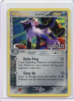 Mightyena 24/113 - EX Delta Species - Reverse Holo Rare - Pokemon TCG - Image 1