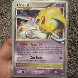 Pokemon TCG Uxie LV.X World Championships 2009 146/146 Holo Rare 90HP - Image 3