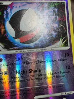 HP Gastly 36/99 Uncommon Arceus Pokemon Reverse Holo - Image 5