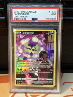 The Pokemon Company PSA 9 Spiritomb TG09/TG30 Lost Origin TG UR Holo EN - Image 1