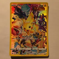 Pokemon Pikachu 160/159 Secret Rare Holo English SWSH Crown Zenith - Image 2