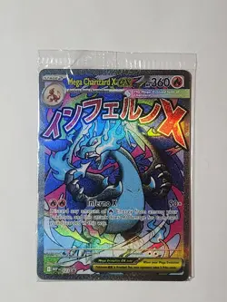 The Pokemon Company Mega Charizard X ex 023 Full Art Holo SEALED WITH ORICORIO - Image 1