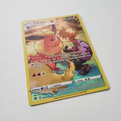 Pokemon Flareon Ultra Rare Full Art Holo TG01/TG30 Brilliant Stars Pokemon - Image 2