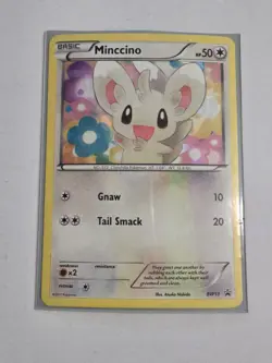 Minccino - (Cracked Ice Holo) BW13 Black and White Promos Holo Promo LP - Image 1