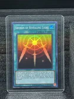 Konami Yu-Gi-Oh! Swords of Revealing Light LOB-101 Super Rare Holo Unlimited En… - Image 1