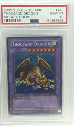 YU-GI-OH 2002 THOUSAND DRAGON MRD-143 PSA 10 UNLIMITED - Image 2