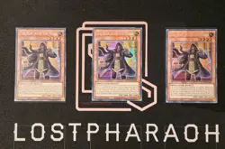 MZTM-EN001 The Man with the Mark Secret Rare 1st Edition YuGiOh PLAYSET - Image 1
