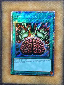 Yugioh Brain Control RA03-EN154 Platinum Secret Rare 1st Ed NM - Image 1