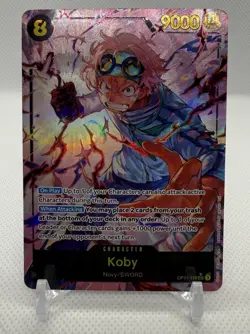 One Piece near mint Koby A Fist of Divine Speed OP11-119 - Image 1